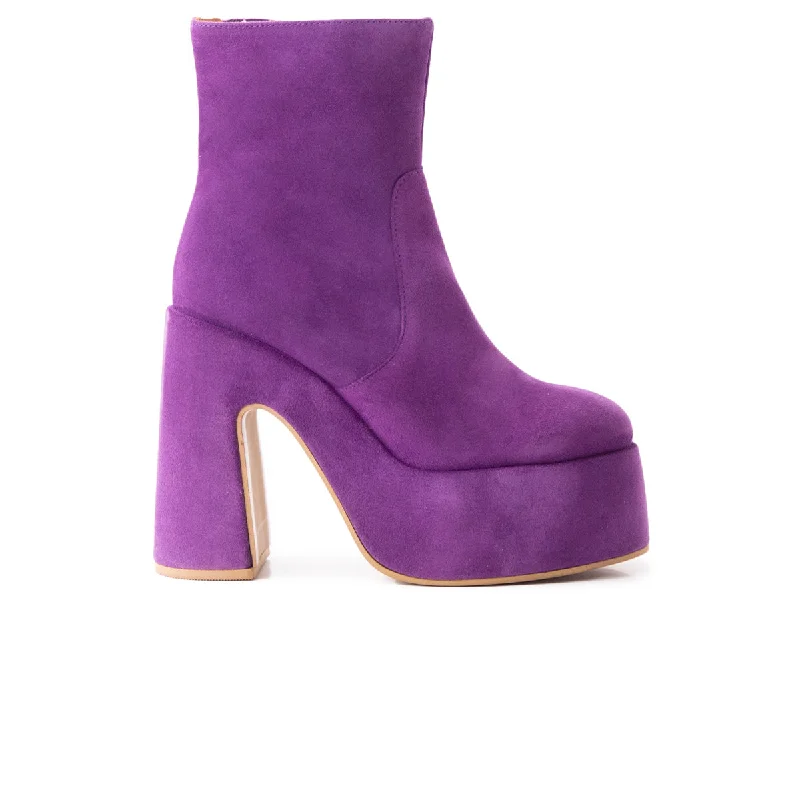 women's ankle boots for winterDaze Lavender Suede