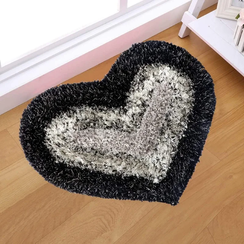 women's moto boots with platform solesHeart Shape Door Mats for Home Bedroom (18 * 24 inches)