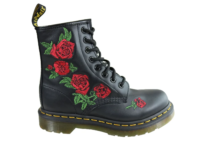 women's ankle boots with fringeDr Martens 1460 Vonda Womens Leather Fashion Lace Up Boots