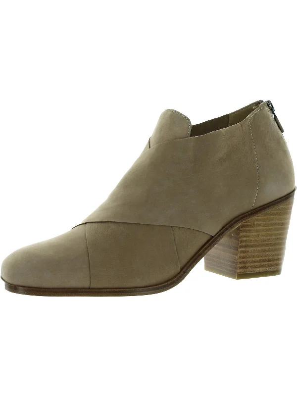 women's booties with chukka styleEmber Womens Leather Block Heel Ankle Boots