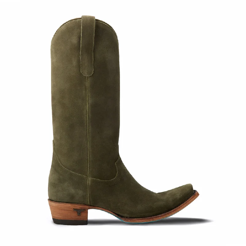 women's cowboy boots for casual wearEmma Jane Suede Snip Toe Cowboy Boots