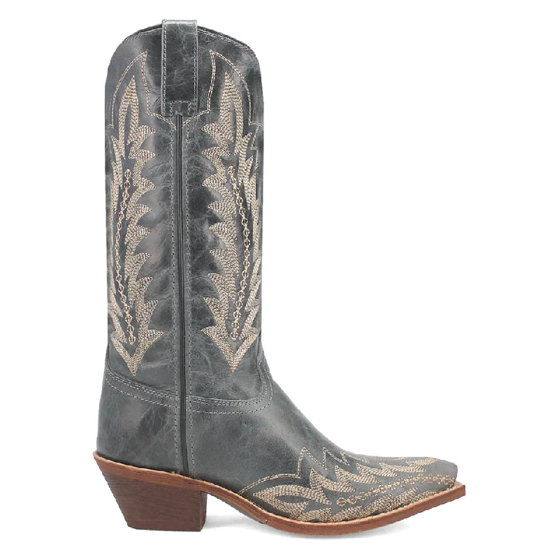 women's cowboy boots in blackEmmylee Embroidered Snip Toe Cowboy Boots