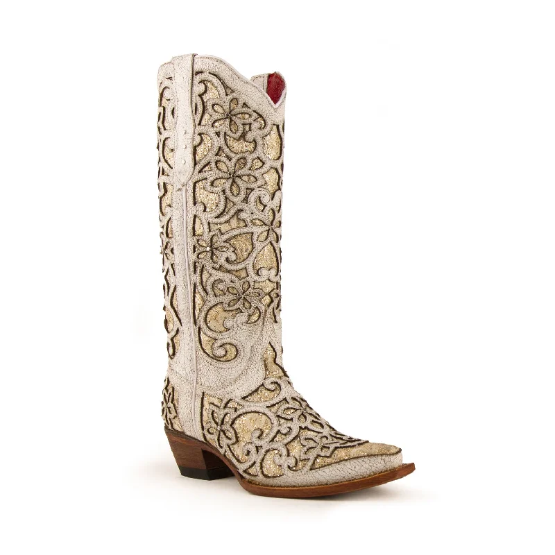 women's embroidered cowboy bootsFerrini Ladies Distressed White Leather Bliss V-Toe Cowboy Boots women's embroidered cowboy bootsFerrini Ladies Distressed White Leather Bliss V-Toe Cowboy Boots