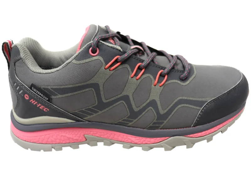 Sizing - Up Available Women's Hiking Shoes in Turquoise for a Perfect FitHi Tec Womens Stinger Waterproof Lace Up Walking Shoes