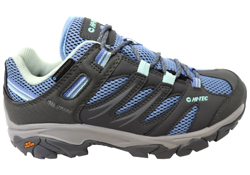 Vegan - Friendly Material Women's Hiking Shoes in Charcoal for Ethical TrekkingHi Tec Womens Tarantula Low Waterproof Comfortable Hiking Shoes Vegan - Friendly Material Women's Hiking Shoes in Charcoal for Ethical TrekkingHi Tec Womens Tarantula Low Waterproof Comfortable Hiking Shoes