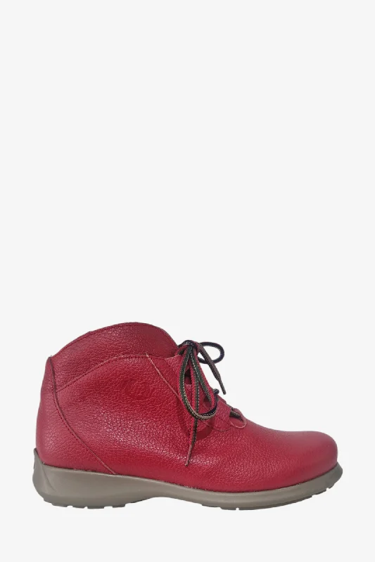 women's ankle boots for workJOSE SAENZ RURAL 2082 RED LEATHER WALKING BOOT
