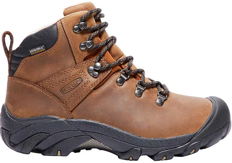 Vegan - Friendly Material Women's Hiking Shoes in Charcoal for Ethical TrekkingKeen Pyrenees Mid Womens Comfortable Leather Lace Up Boots Vegan - Friendly Material Women's Hiking Shoes in Charcoal for Ethical TrekkingKeen Pyrenees Mid Womens Comfortable Leather Lace Up Boots