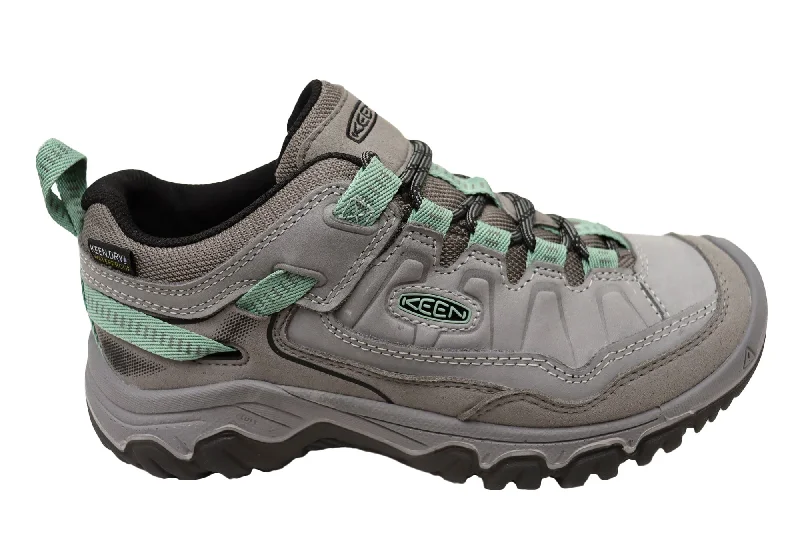 Women's Hiking Shoes with Reinforced Toe Cap in Teal for ProtectionKeen Womens Comfortable Targhee IV Waterproof Hiking Shoes Women's Hiking Shoes with Reinforced Toe Cap in Teal for ProtectionKeen Womens Comfortable Targhee IV Waterproof Hiking Shoes