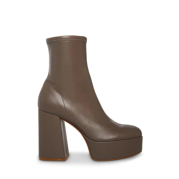 women's booties with elastic sidesLILLY TAUPE