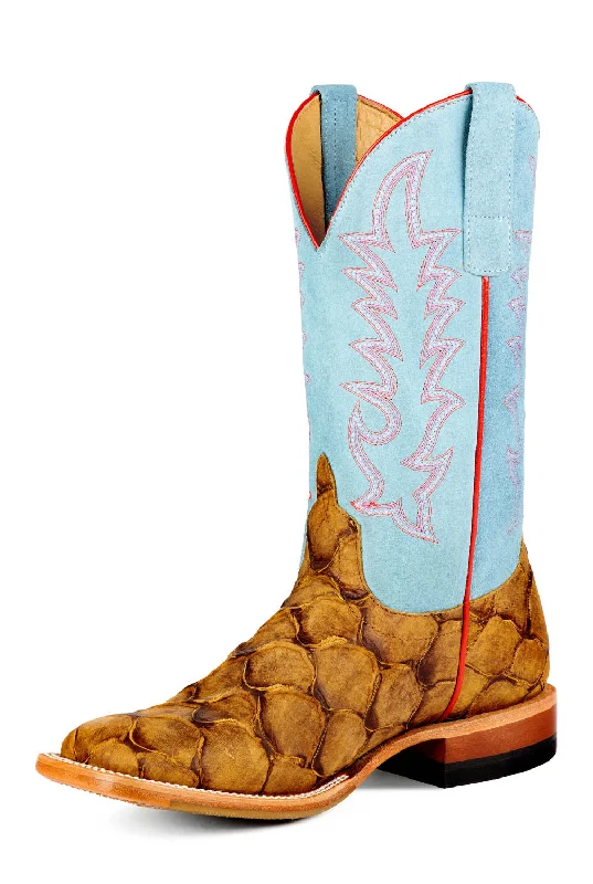women's short cowboy bootsMacie Bean Womens In Reel Time Honey/Blue Leather Cowboy Boots women's short cowboy bootsMacie Bean Womens In Reel Time Honey/Blue Leather Cowboy Boots