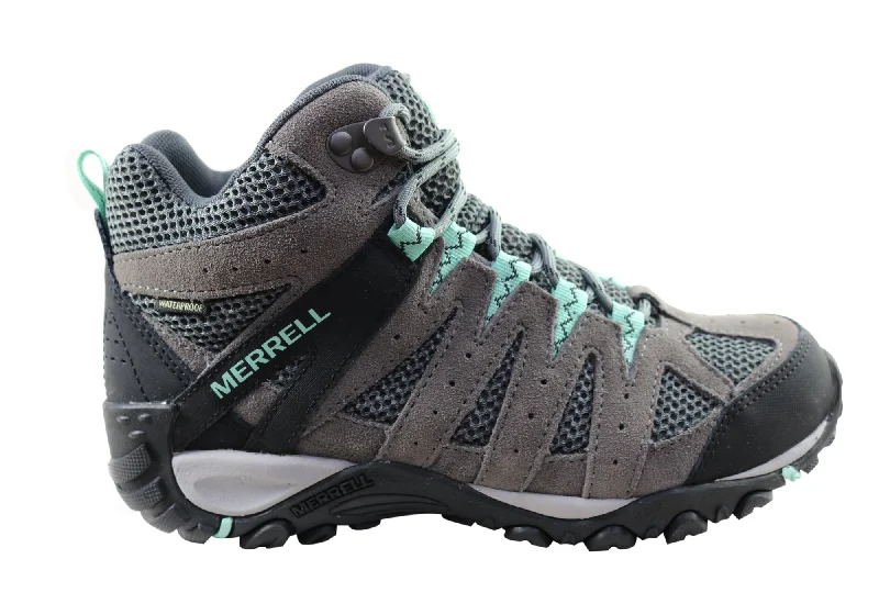Women's Hiking Shoes with Lace - Lock System in Red for a Secure FitMerrell Womens Accentor 2 Vent Mid Waterproof Comfortable Hiking Shoes Women's Hiking Shoes with Lace - Lock System in Red for a Secure FitMerrell Womens Accentor 2 Vent Mid Waterproof Comfortable Hiking Shoes