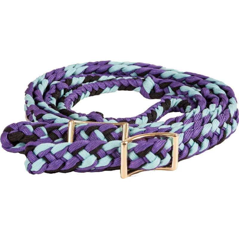 women's combat-style moto bootsMustang Braided Barrel Reins w/ Knots