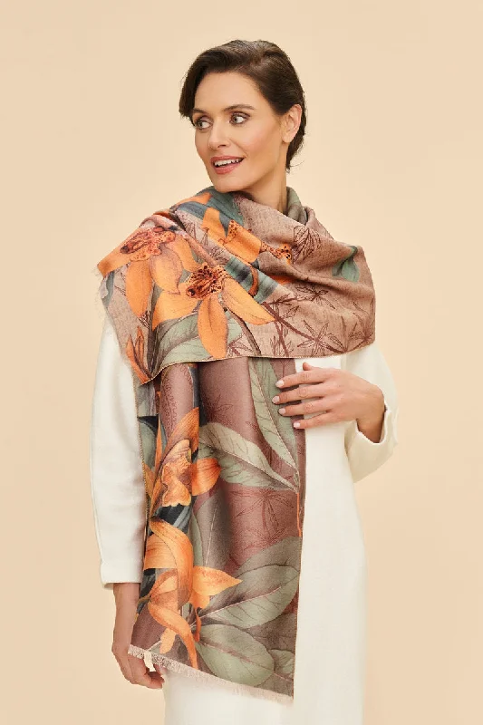 women's ankle boots for petite womenPOWDER LUXURIOUS BOTANY BLISS SCARF