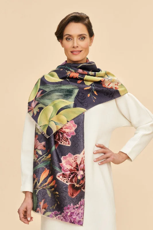 women's ankle boots with zippersPOWDER LUXURIOUS EXOTIC EVENING SCARF