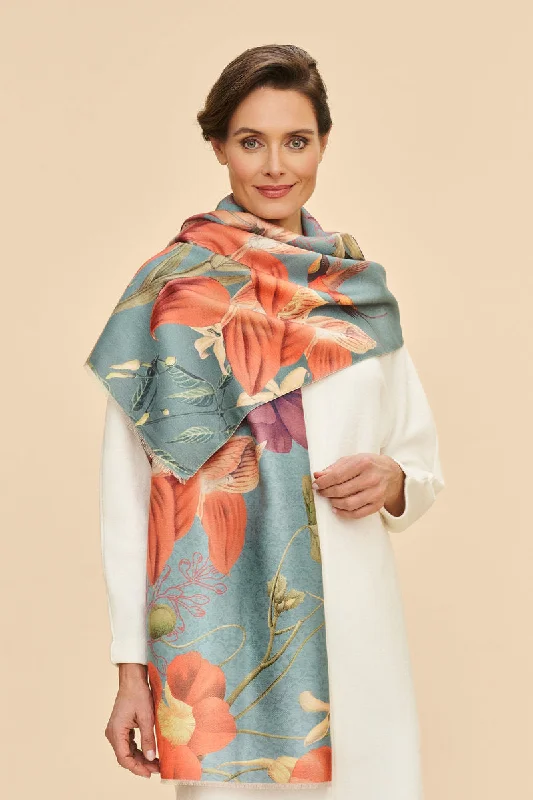 women's ankle boots with bucklesPOWDER LUXURIOUS HUMMINGBIRD AT DUSK SCARF