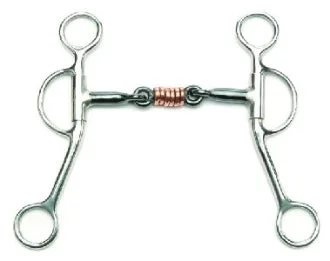 women's western boots for ridingStainless Steel Loose Cheek Copper Roller Mouth Bit