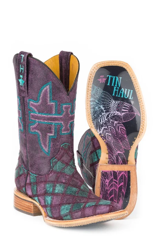 women's cowboy boots for ridingTin Haul Womens Purple Leather Chevron Eagle Cowboy Boots women's cowboy boots for ridingTin Haul Womens Purple Leather Chevron Eagle Cowboy Boots