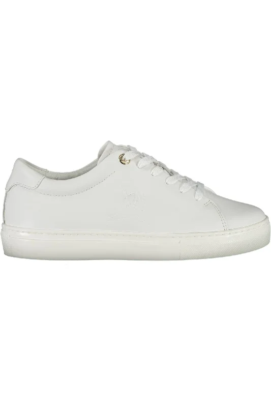 women's booties for dancingTommy Hilfiger Sleek White Lace-Up Sneakers