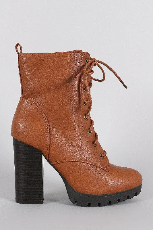 women's booties for fallWild Diva Lounge Almond Toe Lace Up Combat Heeled Platform Ankle Boots women's booties for fallWild Diva Lounge Almond Toe Lace Up Combat Heeled Platform Ankle Boots