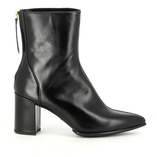 women's ankle boots with velvetUnisa Kruz Black Ankle Boot