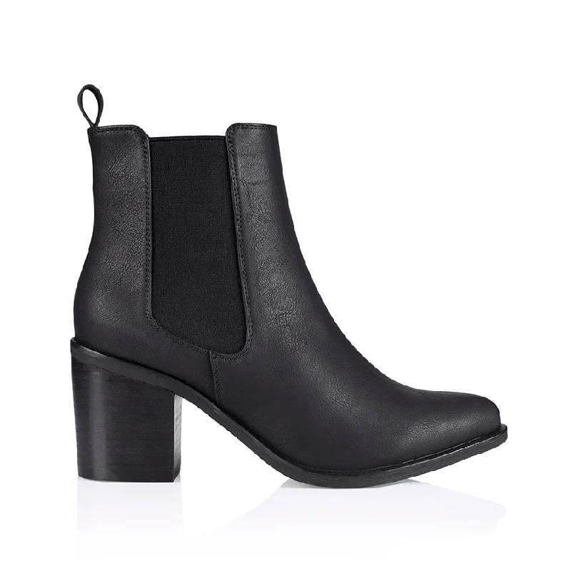 women's ankle boots for workSamantha Chelsea Boots - Black Softee