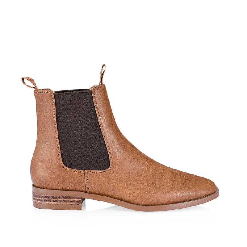 women's ankle boots for officeHarper Chelsea Boots - Tan Softee