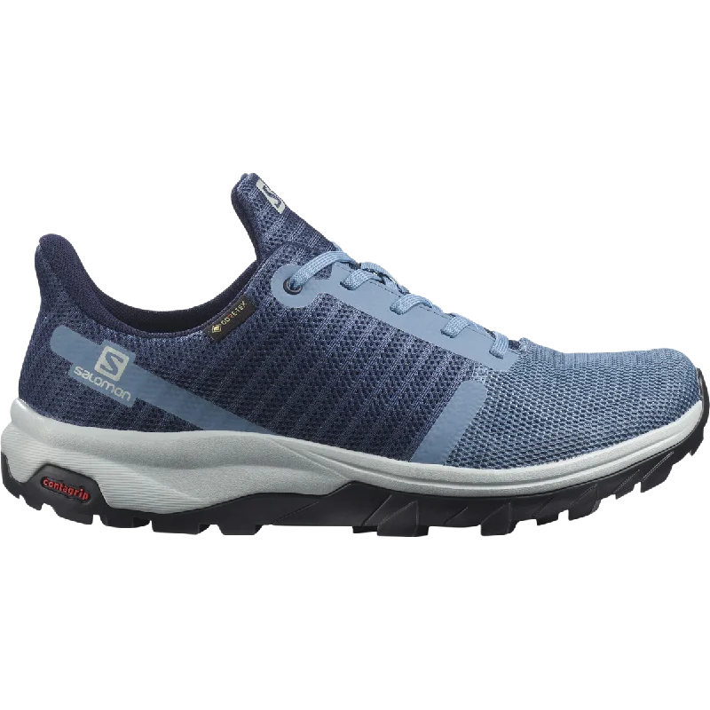 Women's Hiking Shoes with Reflective Trim in Silver for Night HikesWomen's Outbound Prism Gore-Tex Women's Hiking Shoes with Reflective Trim in Silver for Night HikesWomen's Outbound Prism Gore-Tex