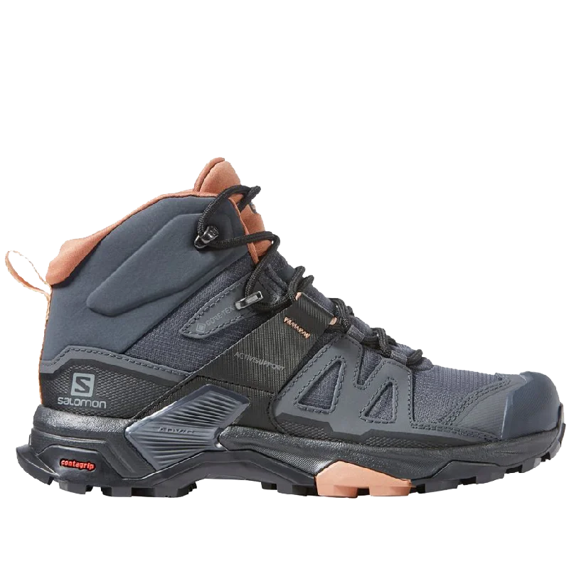 Arch - Support Women's Hiking Shoes in Khaki for Preventing FatigueWomen's X Ultra 4 Mid Gore-Tex Arch - Support Women's Hiking Shoes in Khaki for Preventing FatigueWomen's X Ultra 4 Mid Gore-Tex