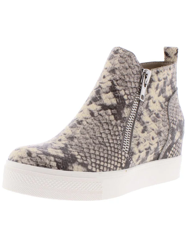 women's booties for urban styleWedgie Womens Double Zipper Booties Wedge Boots