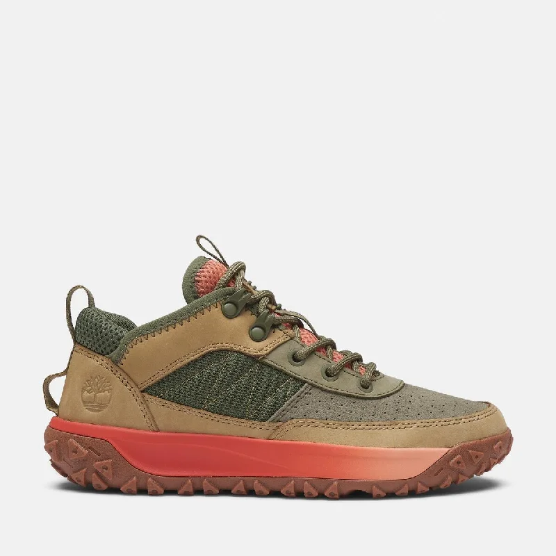 Women's Waterproof Gore - Tex Hiking Shoes in Dark Green for Wet TrailsWomen's Greenstride Motion 6 Low Women's Waterproof Gore - Tex Hiking Shoes in Dark Green for Wet TrailsWomen's Greenstride Motion 6 Low