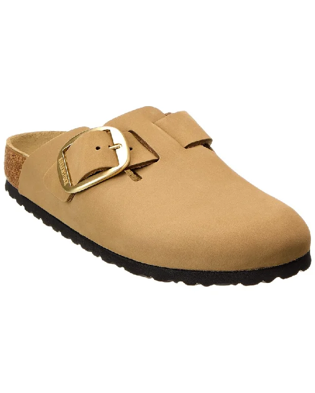 Women's Embroidered Floral Mules in White for a Feminine and Spring - like EnsembleBirkenstock Boston Big Buckle Narrow Leather Clog Women's Embroidered Floral Mules in White for a Feminine and Spring - like EnsembleBirkenstock Boston Big Buckle Narrow Leather Clog