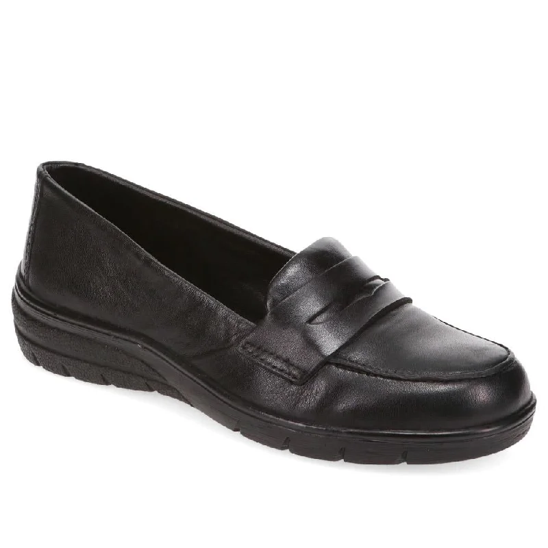 Women's casual slip - on shoes for easy wearCasual Leather Penny Loafers - DDIN40007 / 326 346 Women's casual slip - on shoes for easy wearCasual Leather Penny Loafers - DDIN40007 / 326 346