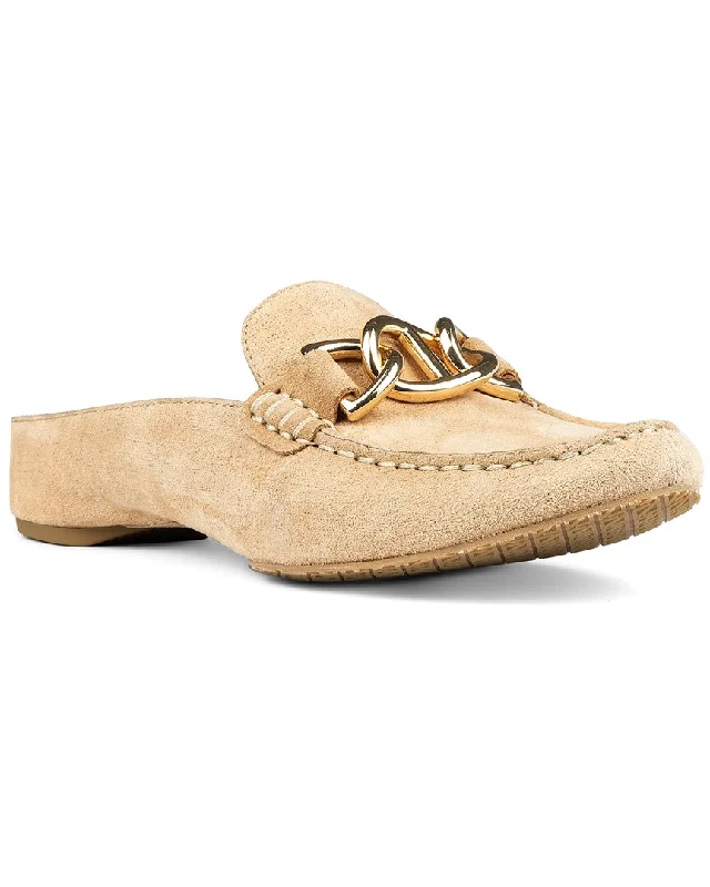 Women's Cork - Soled Mules in Beige for a Natural and Eco - Friendly OptionDonald Pliner Barney Leather Mule