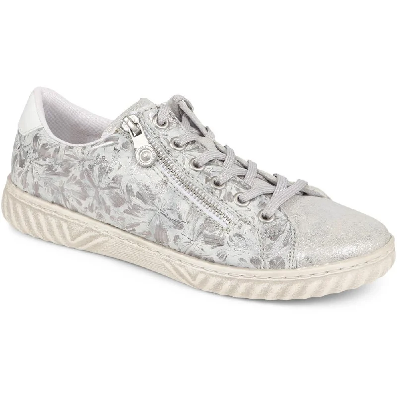Women's casual shoes in blue for a cool and refreshing lookLeather Lace-Up Trainers - RKR39507 / 324 850 Women's casual shoes in blue for a cool and refreshing lookLeather Lace-Up Trainers - RKR39507 / 324 850