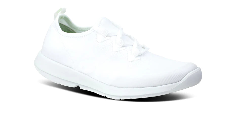 Women's casual trainers with a sporty edgeOOFOS OOMG SPORT LACE-UP - WHITE - 5076WHITE Women's casual trainers with a sporty edgeOOFOS OOMG SPORT LACE-UP - WHITE - 5076WHITE