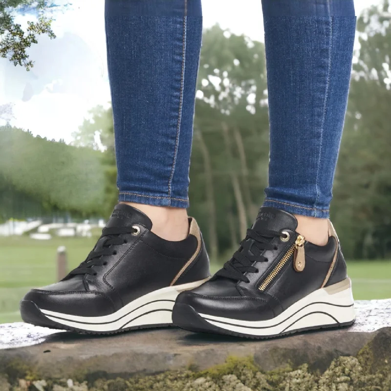 Women's casual shoes in black for a timeless colorRemonte D0T03-01
