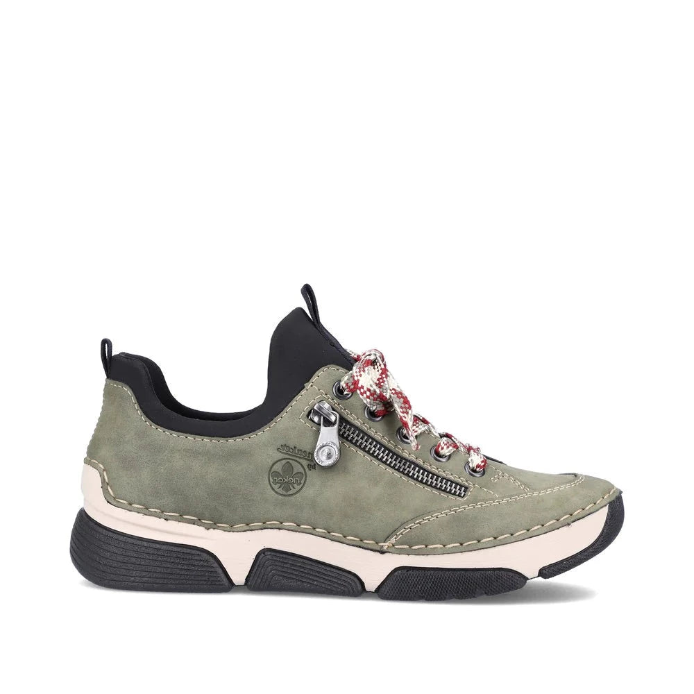 Women's casual shoes in beige for a neutral optionRIEKER SHOE CORPORATION ANGELA 4597354 - GREEN MULTI - 4597354 Women's casual shoes in beige for a neutral optionRIEKER SHOE CORPORATION ANGELA 4597354 - GREEN MULTI - 4597354