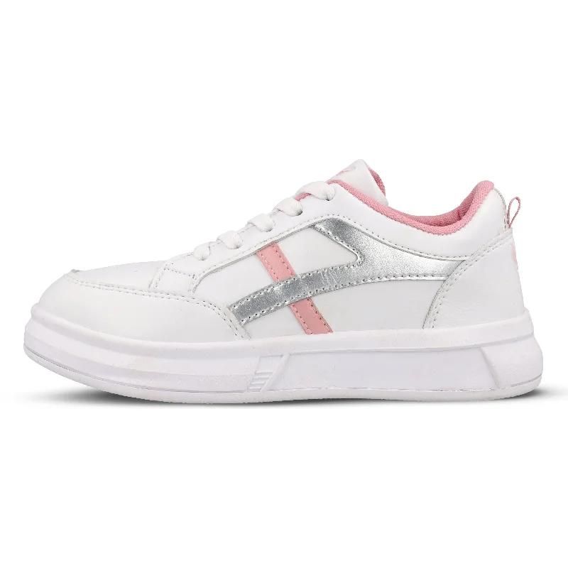 Women's casual shoes for a coffee dateWomen's Lace-up Sneaker - WY3358 White