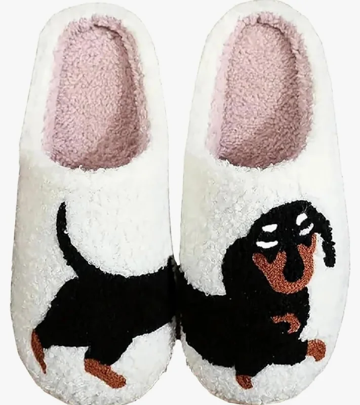 Breathable women's casual mesh shoes for summerWiener Dog (Dachshund) Slippers
