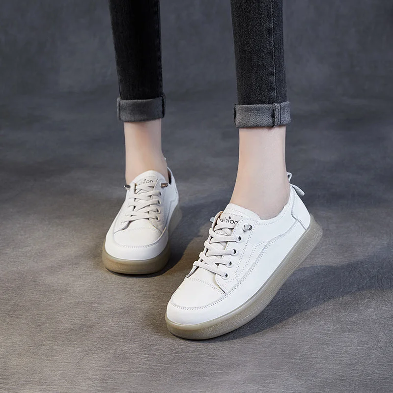 Women's casual shoes with arch support for better foot healthWomen Fashion Patchwork Leather Flat Casual Shoes Women's casual shoes with arch support for better foot healthWomen Fashion Patchwork Leather Flat Casual Shoes