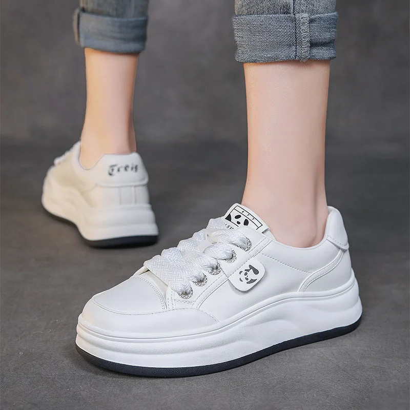 Leather women's casual shoes with a classic touchWomen Minimalism Fashion Leather Casual Platform Shoes Leather women's casual shoes with a classic touchWomen Minimalism Fashion Leather Casual Platform Shoes