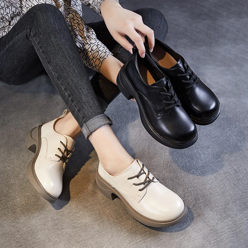 Women's casual shoes with arch support for better foot healthWomen Minimalism Soft Leather Chunky Block Casual Shoes Women's casual shoes with arch support for better foot healthWomen Minimalism Soft Leather Chunky Block Casual Shoes