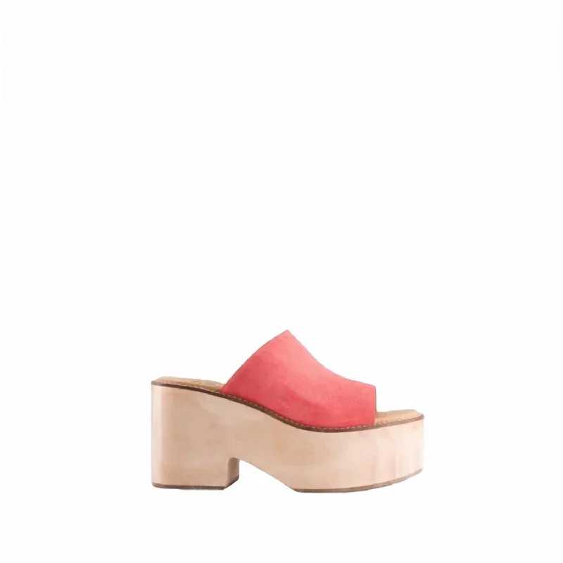 Women's Chunky Heel Suede Mules in Camel for a Stylish Autumn LookWomen Simone Platform Sandal In Poppy Women's Chunky Heel Suede Mules in Camel for a Stylish Autumn LookWomen Simone Platform Sandal In Poppy