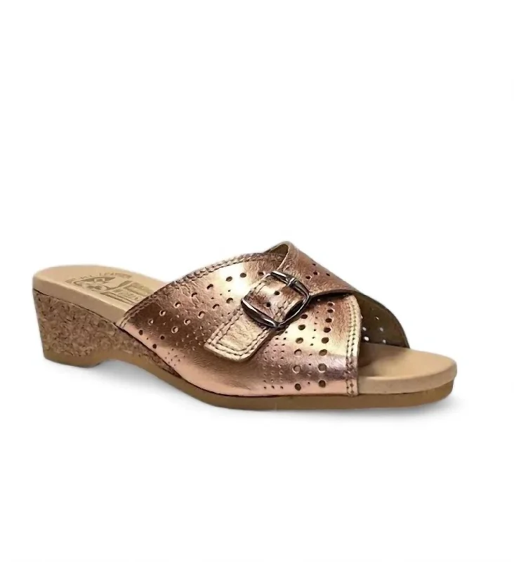 Women's Backless Mules in Grey Knit for a Comfortable and Casual Everyday WearWomen's 251 Slip-On Mule In Peach Metallic Women's Backless Mules in Grey Knit for a Comfortable and Casual Everyday WearWomen's 251 Slip-On Mule In Peach Metallic