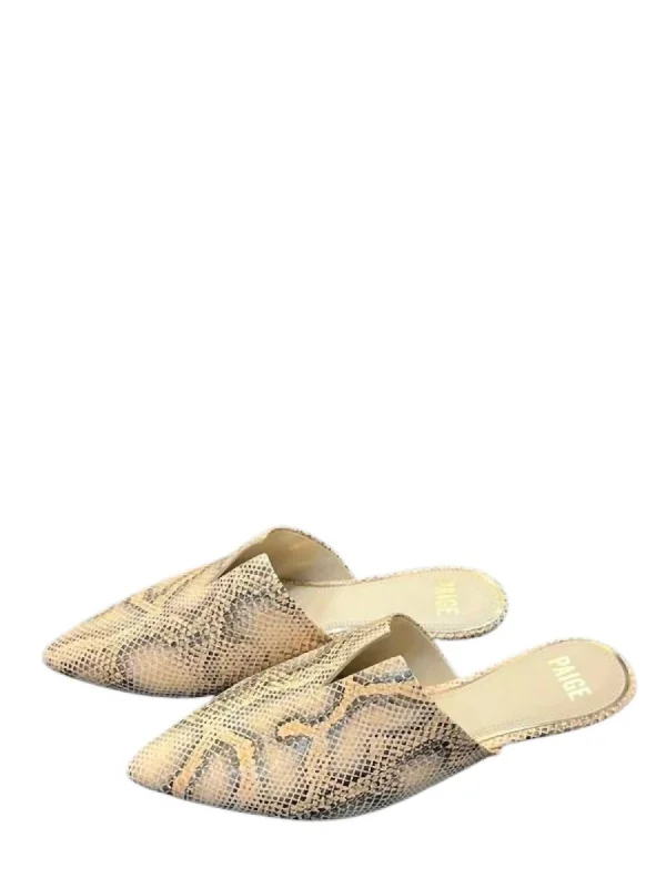 Plus Size Women's Square Toe Mules in Olive Green for a Modern and Trendy AppearanceWomen's Alia Snake Mule In Buttermilk Snake Plus Size Women's Square Toe Mules in Olive Green for a Modern and Trendy AppearanceWomen's Alia Snake Mule In Buttermilk Snake