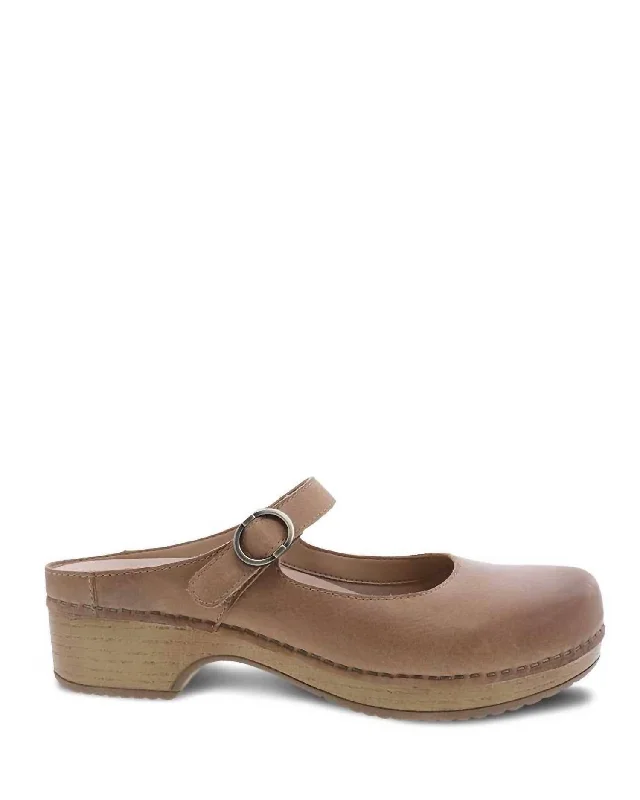 Women's Chunky Heel Suede Mules in Camel for a Stylish Autumn LookWomen's Bria Burnished Mary Jane Mule In Tan Women's Chunky Heel Suede Mules in Camel for a Stylish Autumn LookWomen's Bria Burnished Mary Jane Mule In Tan