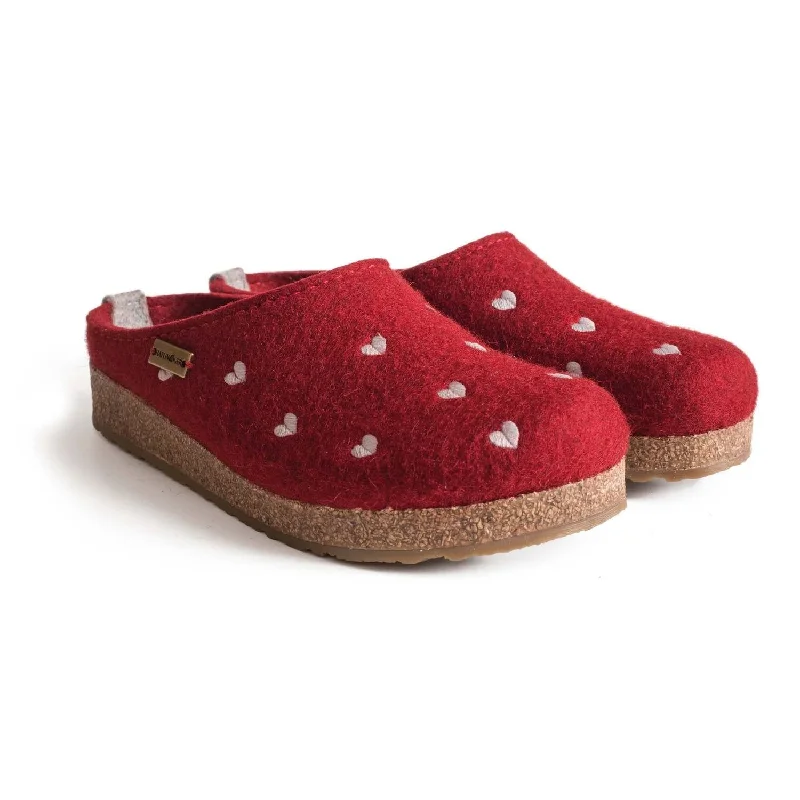 Women's Block Heel Mules in Dark Green with Cut - Out Details for a Stylish EdgeWomen's Cuoricini Hearts Clog In Red Women's Block Heel Mules in Dark Green with Cut - Out Details for a Stylish EdgeWomen's Cuoricini Hearts Clog In Red