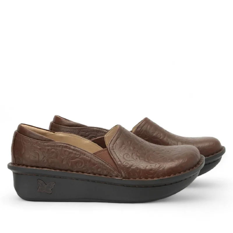 Plus Size Women's Metallic Mules in Rose Gold for a Glamorous and Trendy StyleWomen's Debra Shoes In Cocoa Blooms Plus Size Women's Metallic Mules in Rose Gold for a Glamorous and Trendy StyleWomen's Debra Shoes In Cocoa Blooms