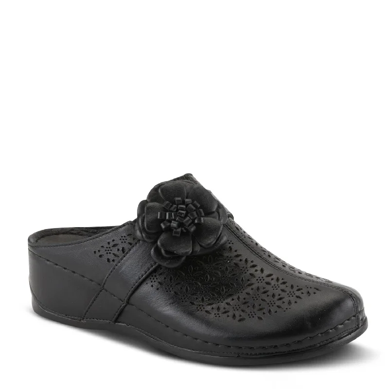 Women's Embroidered Floral Mules in White for a Feminine and Spring - like EnsembleWomen's Lilybean Clog In Black Women's Embroidered Floral Mules in White for a Feminine and Spring - like EnsembleWomen's Lilybean Clog In Black