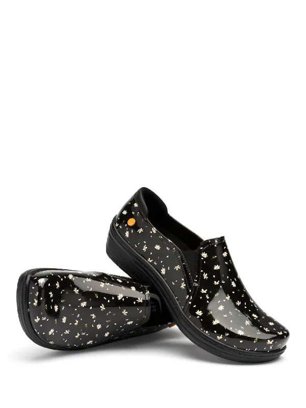 Plus Size Women's Embroidered Velvet Mules in Burgundy for a Luxurious Party OutfitWomen's Moxy Clog In Oopsie Daisy Plus Size Women's Embroidered Velvet Mules in Burgundy for a Luxurious Party OutfitWomen's Moxy Clog In Oopsie Daisy
